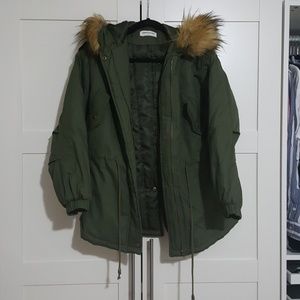 GOODNIGHT MACAROON • hooded military parka
